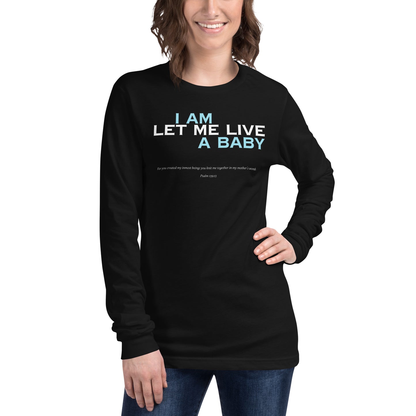 Let Me Live (Alt Design 2) | Unisex Long Sleeve Tee