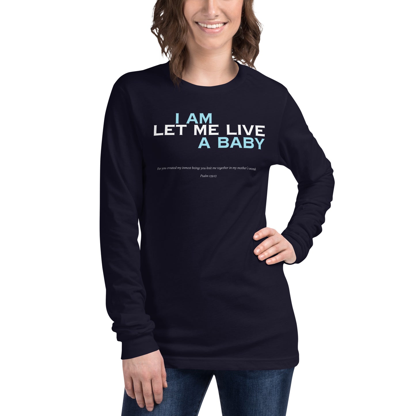 Let Me Live (Alt Design 2) | Unisex Long Sleeve Tee