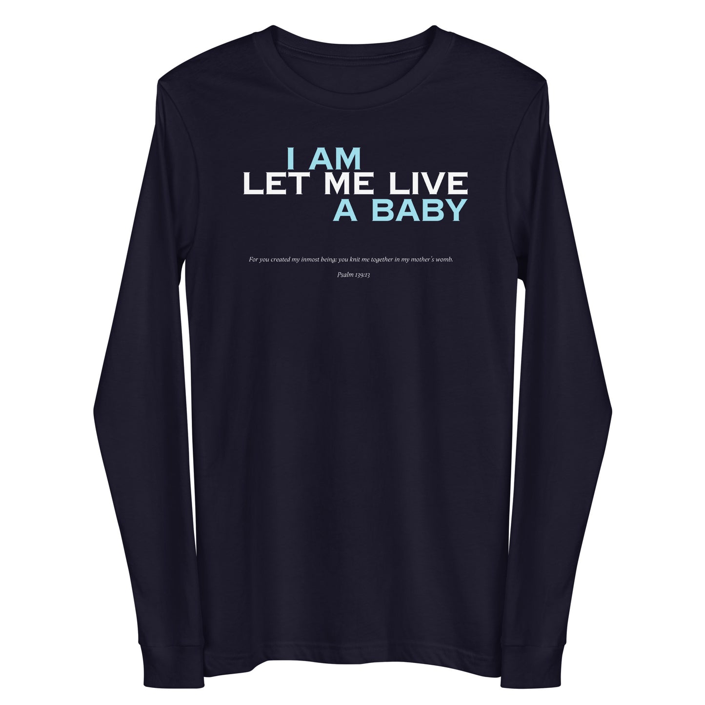 Let Me Live (Alt Design 2) | Unisex Long Sleeve Tee