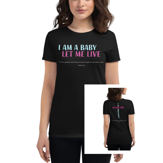 Let Me Live (Alt Design 1) | Women's 2-Sided T-Shirt
