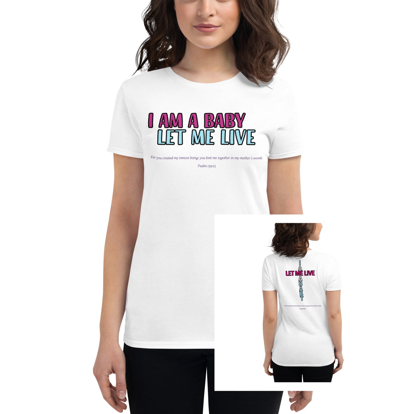 Let Me Live (Alt Design 1) | Women's 2-Sided T-Shirt