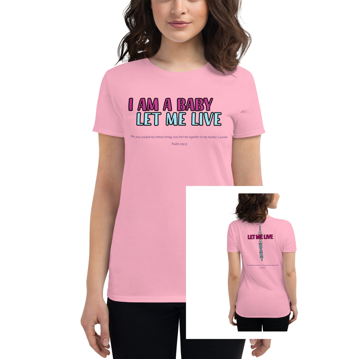 Let Me Live (Alt Design 1) | Women's 2-Sided T-Shirt