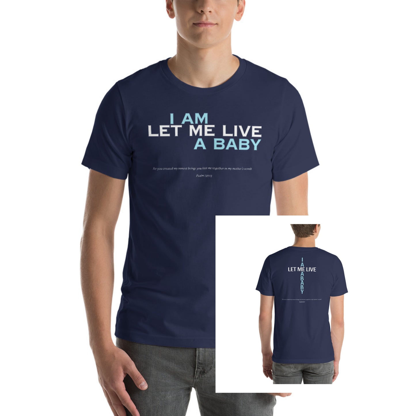 Let Me Live (Alt Design 2) | Unisex 2-Sided T-Shirt - Bella + Canvas