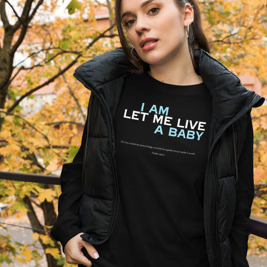 Let Me Live (Alt Design 2) | Unisex Long Sleeve Tee