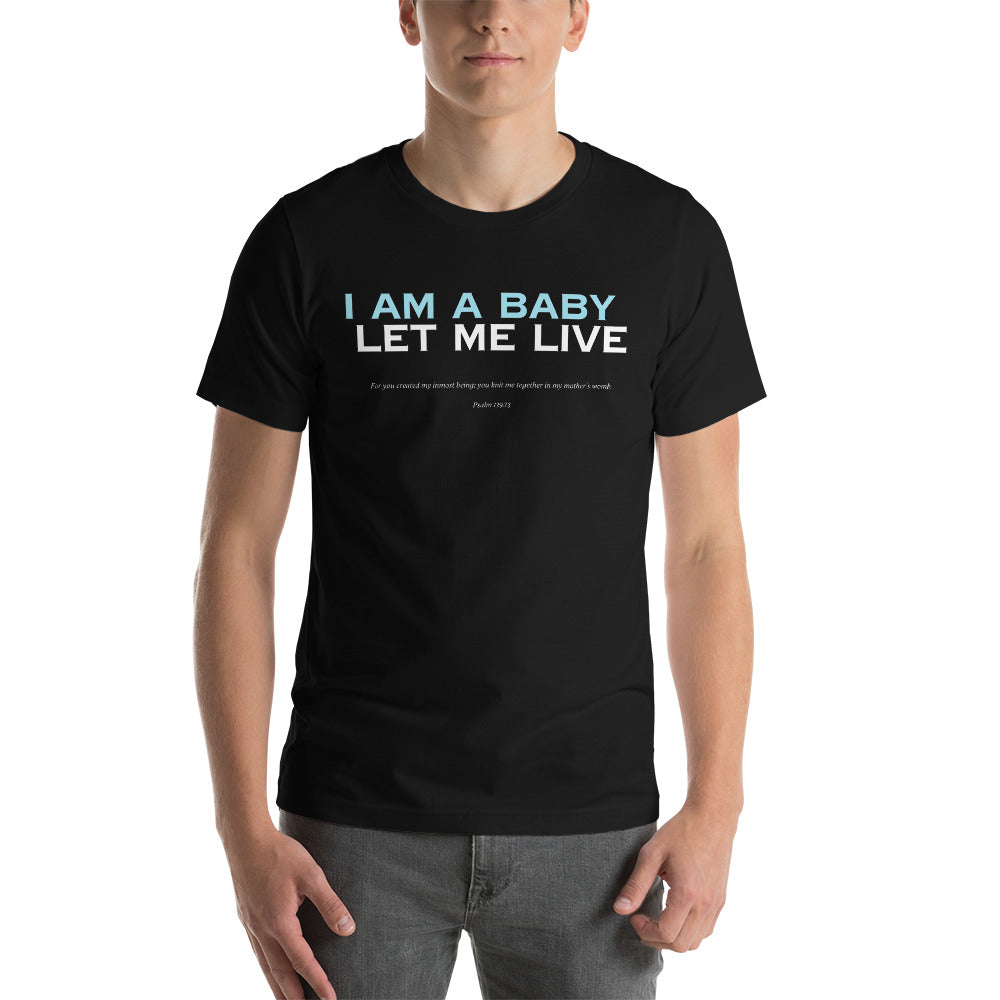 Let Me Live (Alt Design 1) | Unisex 2-Sided T-Shirt - Bella + Canvas