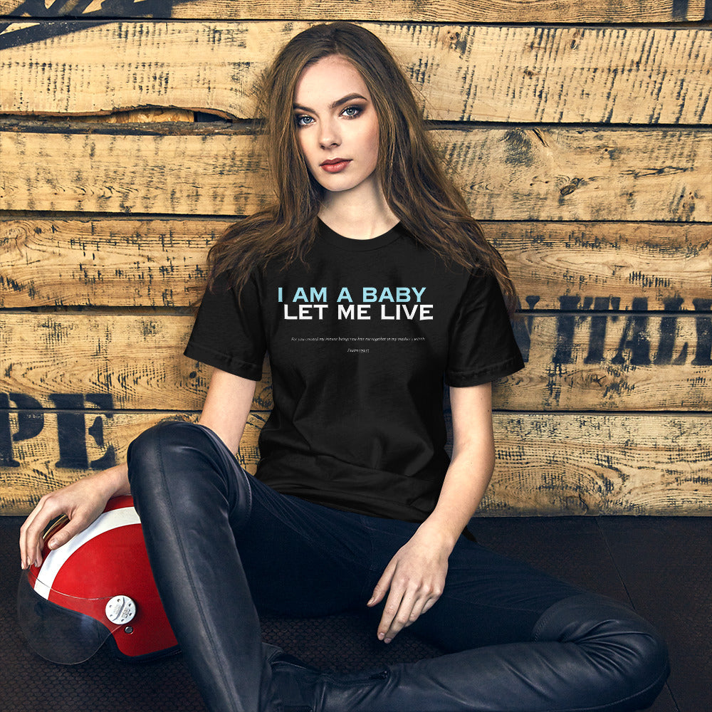 Let Me Live (Alt Design 1) | Unisex 2-Sided T-Shirt - Bella + Canvas