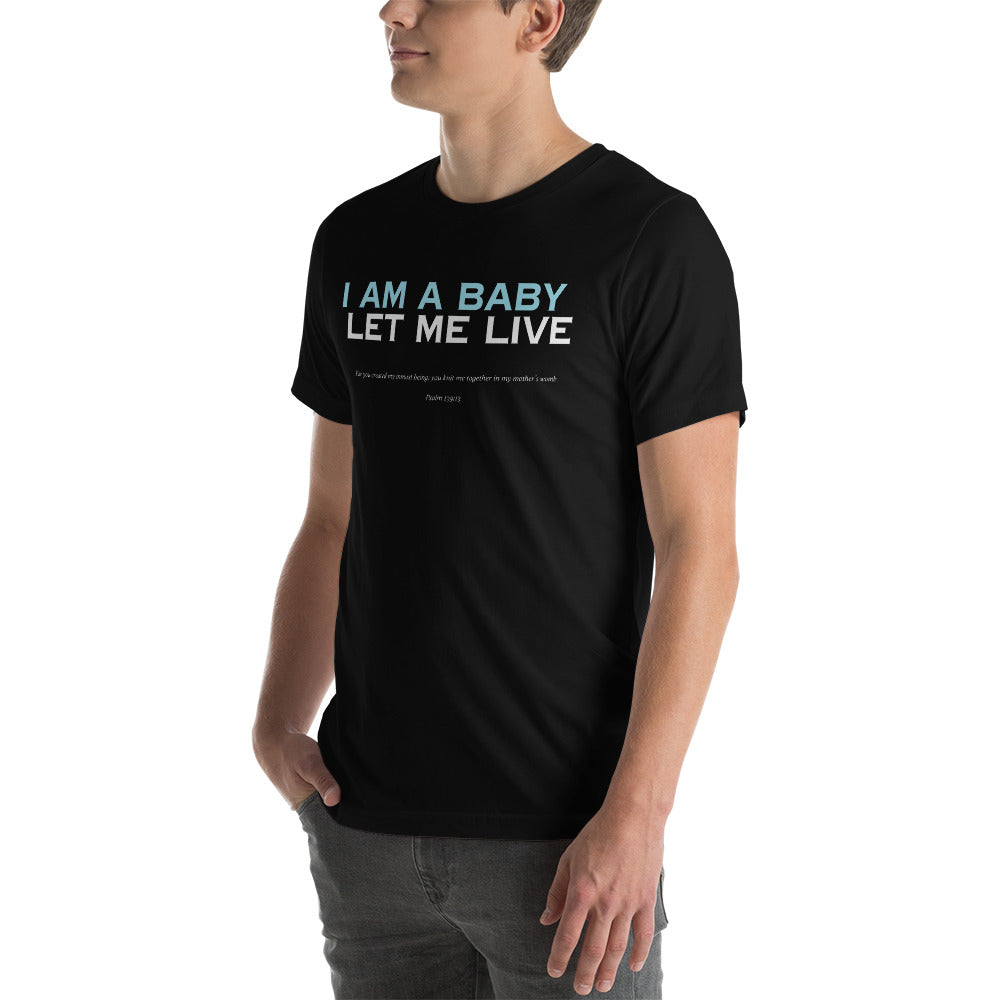 Let Me Live (Alt Design 1) | Unisex 2-Sided T-Shirt - Bella + Canvas