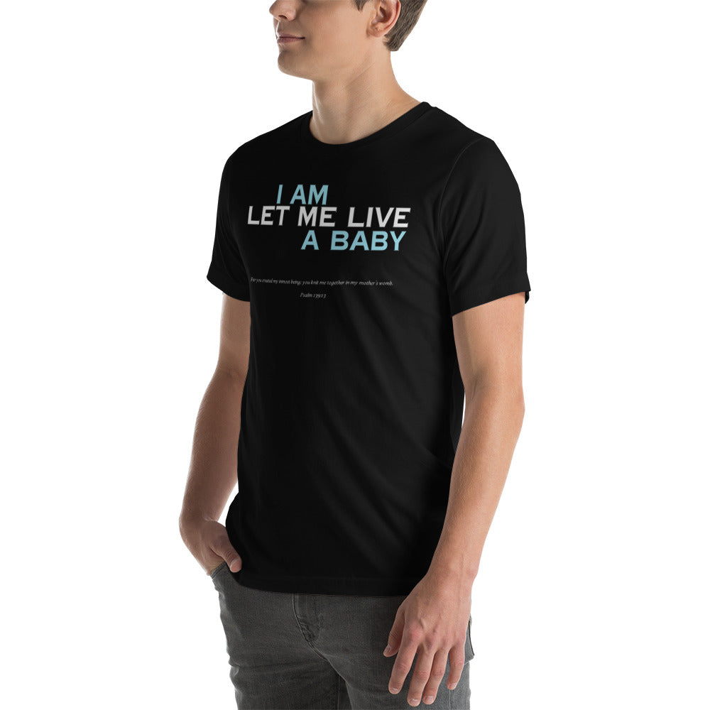 Let Me Live (Alt Design 2) | Unisex 2-Sided T-Shirt - Bella + Canvas