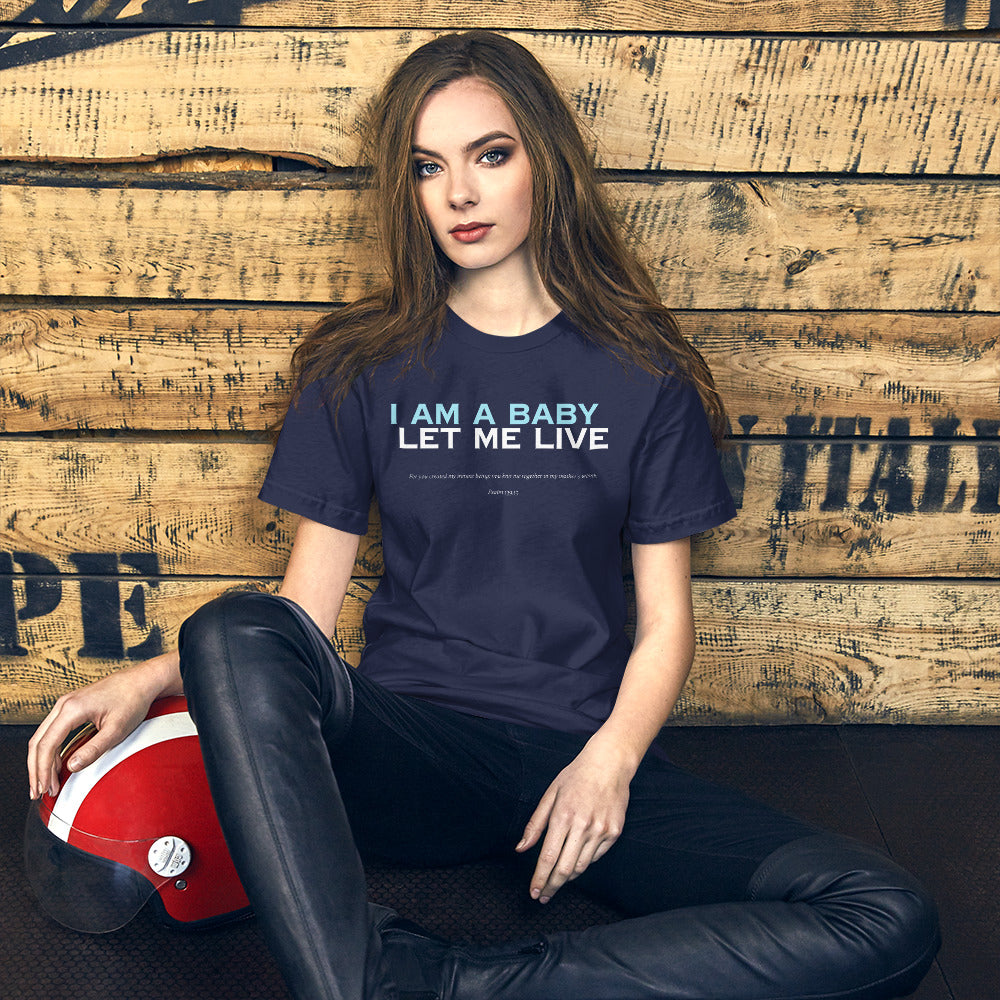 Let Me Live (Alt Design 1) | Unisex 2-Sided T-Shirt - Bella + Canvas