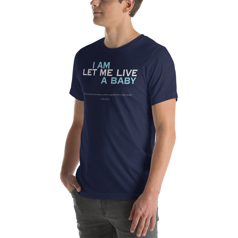 Let Me Live (Alt Design 2) | Unisex 2-Sided T-Shirt - Bella + Canvas