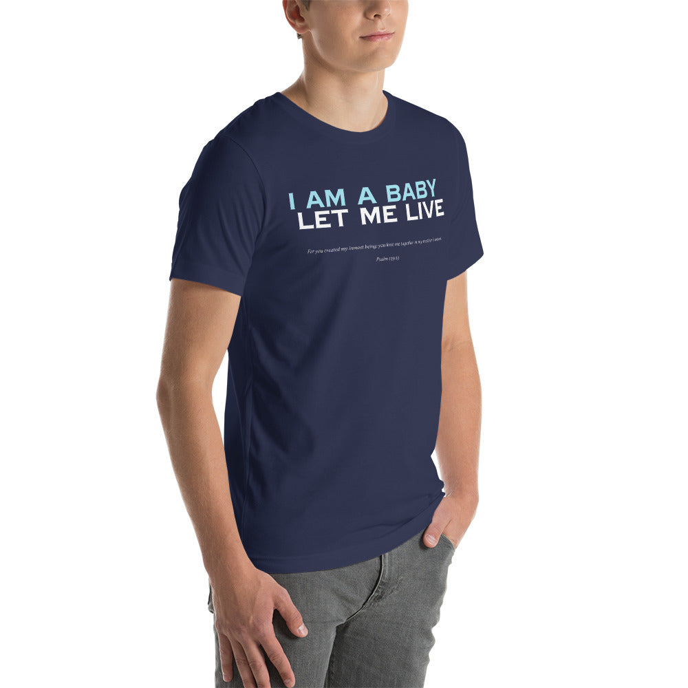 Let Me Live (Alt Design 1) | Unisex 2-Sided T-Shirt - Bella + Canvas