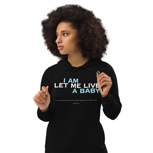 Let Me Live (Alt Design 2) | Women's Eco Fitted Hoodie